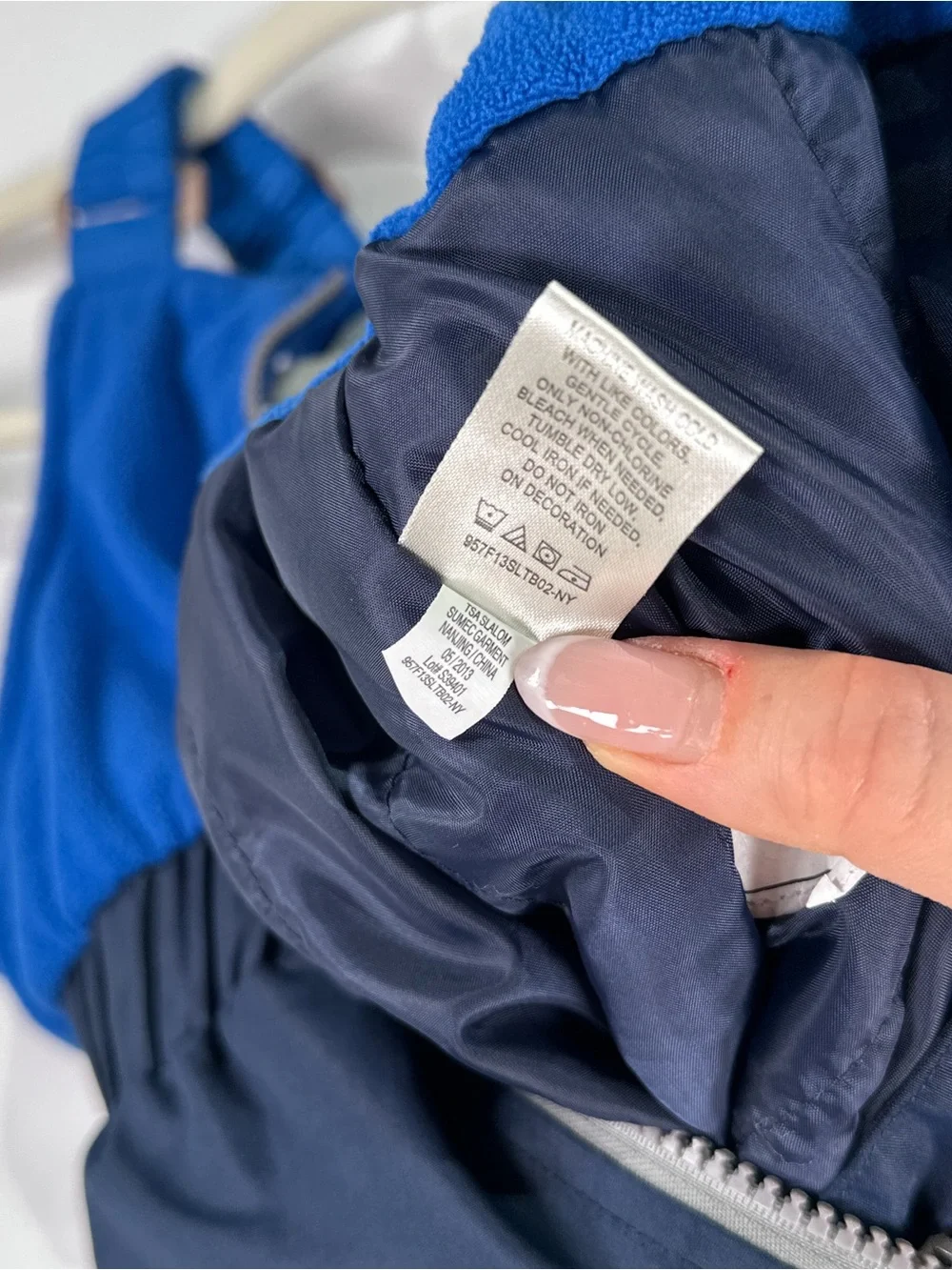 Slalom Insulated Snow Bib Overalls Adjustable Straps Blue Navy Kids 4T